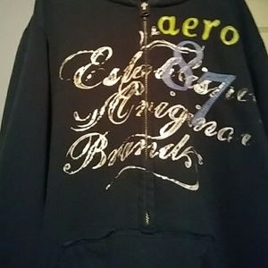 Dark blue aero hoodie